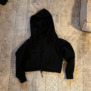 Lululemon scuba full-zip cropped hoodie